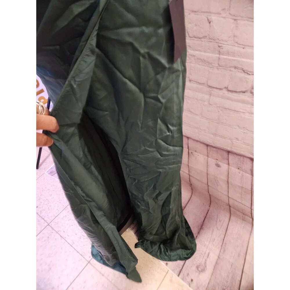 Lulus Red Carpet Romance Maxi Dress Womens Medium Green Satin Square Neck